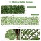 3 Pieces Retractable Artificial Leaf Faux Ivy Privacy Fence Screen Expandable
